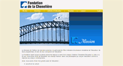 Desktop Screenshot of fondation-delacheneliere.org